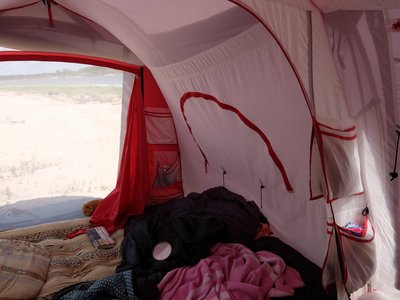 Всё-таки, здоровая палатка-это вещь.