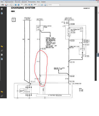 Паджеро 3 4М41 2001 схема зарядки.png