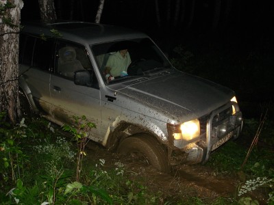 Возвращались домой и... приехали ))