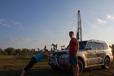 Одно из нефтяных месторождений в Башкирии.