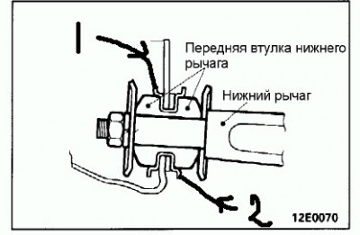 вот шайбы которых нет на одном рычаге