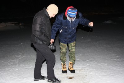 Я сам впервые вышел на лед....