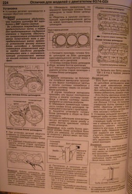 Схема протяжки ГБЦ