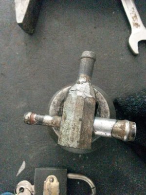 Такой тройник сделали