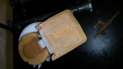 сеточка наелась ржавчины ИЗ БАКА