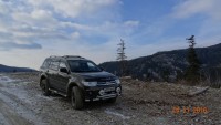 DSC04175.JPG (5.11 МБ) 6552 просмотра И в Апрельских горах, местами покрытых ещё осклизлою коркой, дорогах.