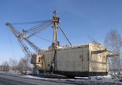 шагающий зверь нас не смог обогнать :)