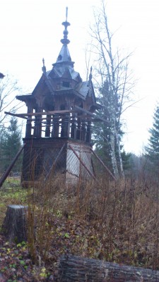 Верхушка терема(реставрируют)