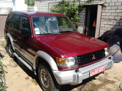 Вот она, машина моей мечты...Pajero здороооовенный!
