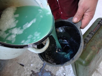 А вот сама жижа