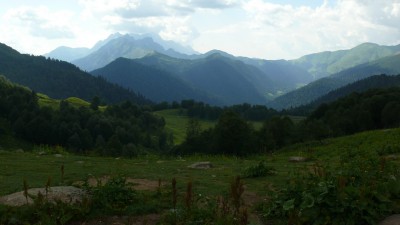 Вид с перевала.