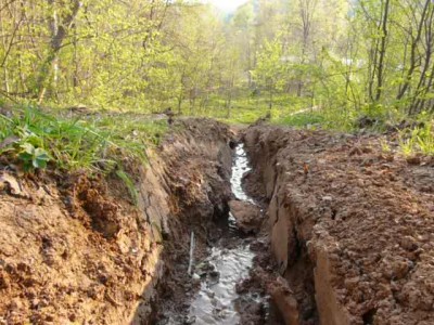 Таким предстал подъём с р.Урюк после схода снега