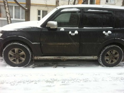 Для сравнения 4 паджера на штатной подвестке на 18&quot; колёсах...