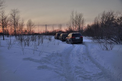 закат уже...